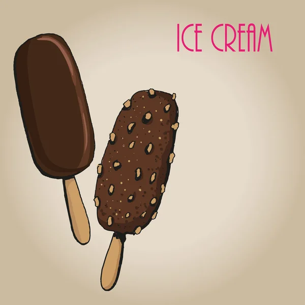 아이스크림 4 — 스톡 벡터