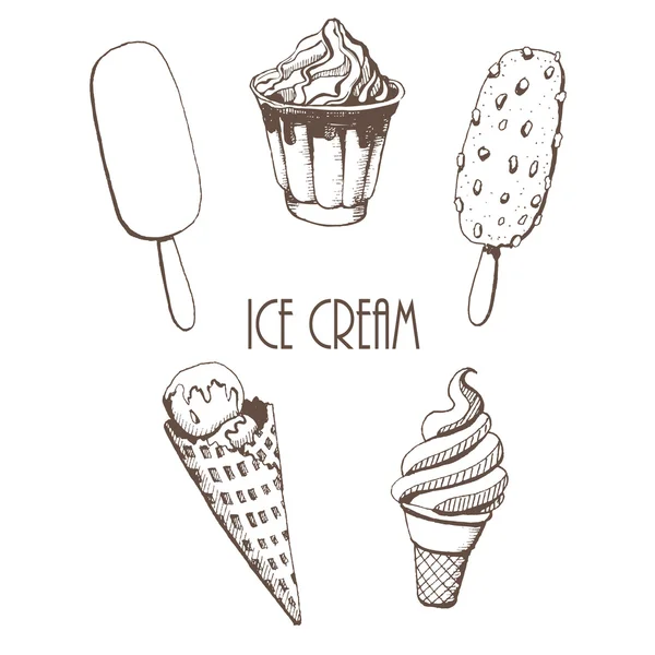 Helado 1 — Vector de stock