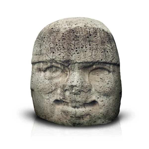 Olmec devasa kafa — Stok fotoğraf