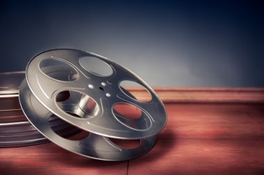film yapımı sahne dramatik aydınlatma, film reel