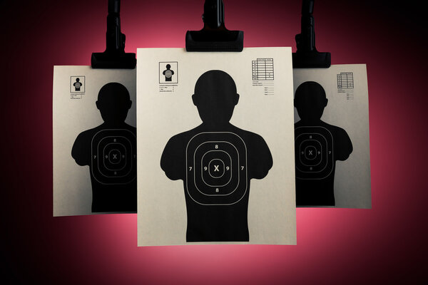 Повешение мишеней
