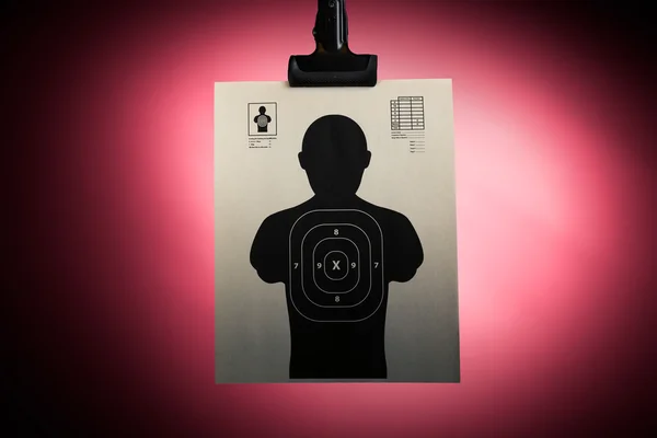 Shooting target on background — Stock Photo, Image