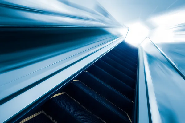 Empty escalator going up — Stock Photo, Image
