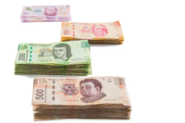 Mexicaanse geld achtergrond — Stockfoto