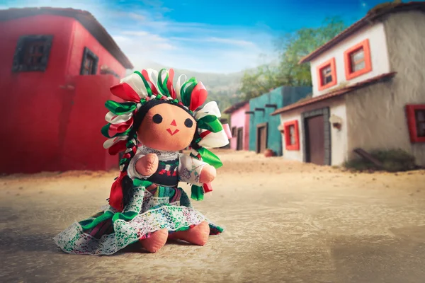 Muñeca de trapo mexicano — Foto de Stock