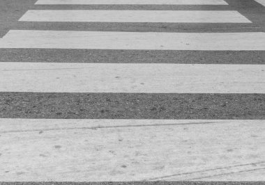 Yaya geçidi Gri çizgi günü.