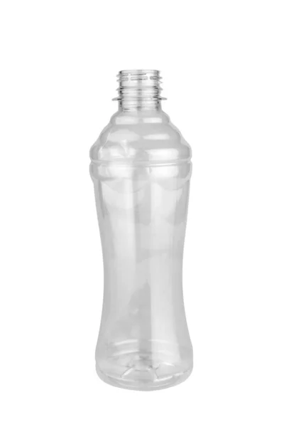 Botella Vacía Aislada Sobre Fondo Blanco — Foto de Stock