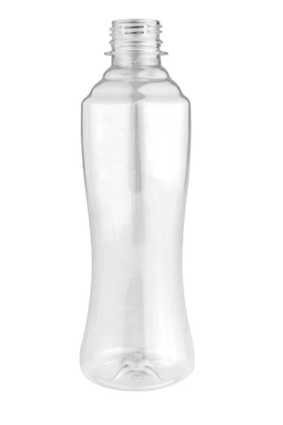 Botol Kosong Terisolasi Latar Belakang Putih — Stok Foto