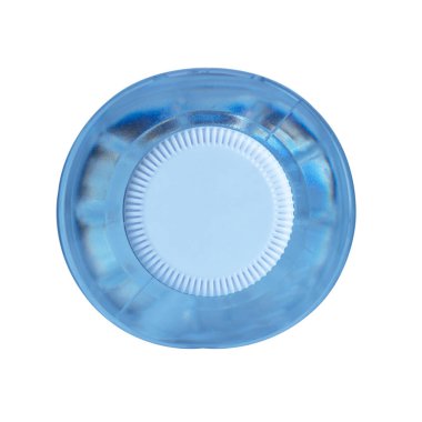 şişe su görünümü alt üst beyaz arkaplan izole.