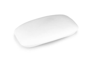 sabun köpüğü beyaz arkaplanda izole edildi.