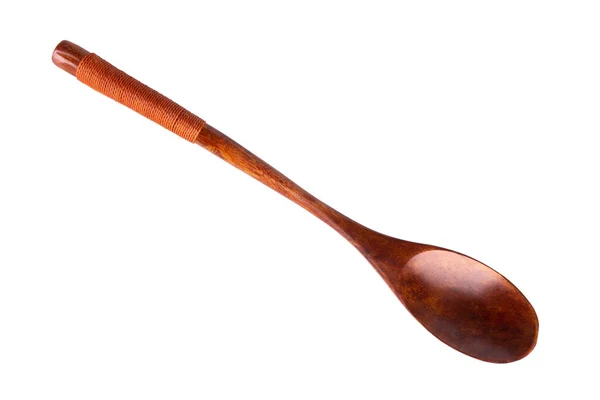 Spoon Wood Isolated White Background — Stock Photo, Image