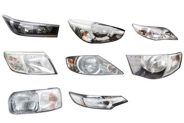 Araba farları. Len ışığı göz sinyali..