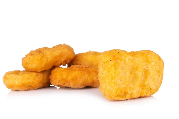 Nuggets Isolado Fundo Branco — Fotografia de Stock