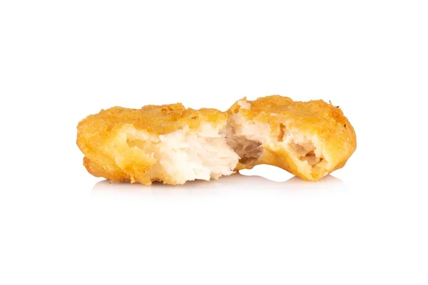 Nuggets Isolado Fundo Branco — Fotografia de Stock