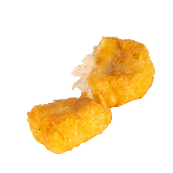 Nuggets Isolerad Vit Bakgrund — Stockfoto