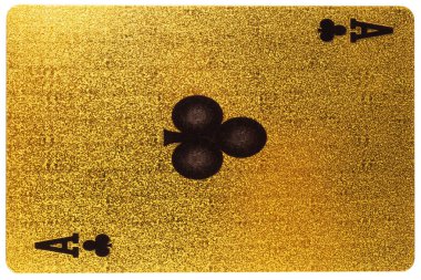 Beyaz arka planda izole edilmiş 2 tane kumarhane kartı..