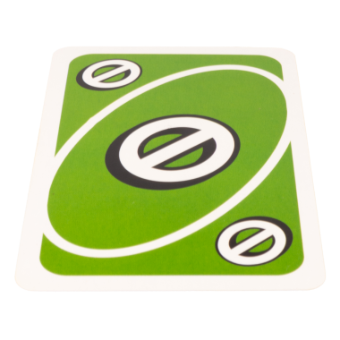 Beyaz arkaplan yasağıyla izole edilmiş kart oyunu çocuğu.