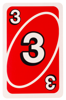 Kağıt oynayan çocuk beyaz arkaplanda üç renk kırmızı izole.