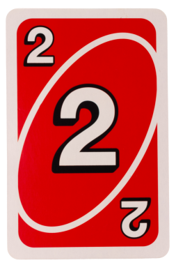 Kağıt oynayan çocuk beyaz arka planda iki renk kırmızı izole edilmiş..