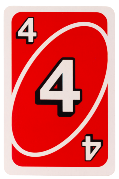 Kağıt oynayan çocuk beyaz arka planda dört renk kırmızı izole.