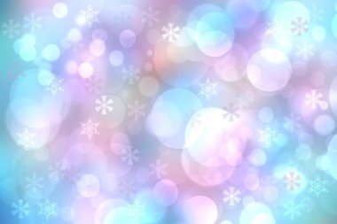 Soyut bulanık taze bahar ışığı hassas pastel gradyan pembe turkuaz renk arkaplan dokusu parlak dairesel yumuşak renk ışıklarıyla. Güzel arkaplan illüstrasyonu.