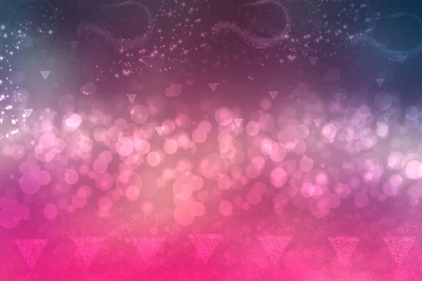 Абстрактная Темно Синяя Розово Фиолетовая Текстура Фона Десфокусированными Сверкающими Кругами — стоковое фото