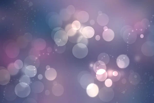 Абстрактная Сине Розово Фиолетовая Фактура Фона Размытыми Белыми Кругами Боке — стоковое фото