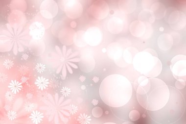 Soyut, bulanık, parlak yaz ışığı narin, parlak, yumuşak renk çiçekleri ve daireleri olan parlak, sarı bokeh arkaplan dokusu. Merhaba bahar kartı konsepti. Güzel arkaplan illüstrasyonu.