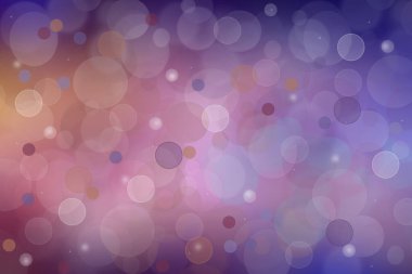 Soyut bulanık bahar ışığı hassas pastel mavi menekşe bokeh arkaplan dokusu parlak yumuşak renk çemberleri ve bokeh ışıkları. Kart konsepti. Güzel arkaplan illüstrasyonu.