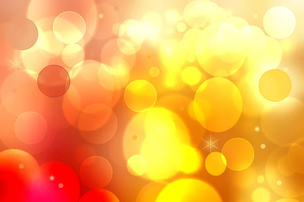 Letni Wzór Zaproszenia Imprezę Streszczenie Świąteczny Złoty Żółty Czerwony Bokeh — Zdjęcie stockowe
