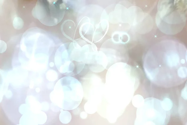 Svatební Nebo Valentýnské Přání Šablony Abstraktní Jemná Světle Modrá Bílá — Stock fotografie