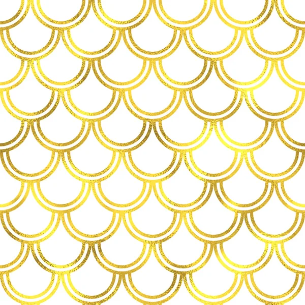 Gold glittering foil seamless pattern — Stock Vector