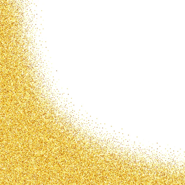 Vector abstracto oro polvo brillo fondo — Vector de stock