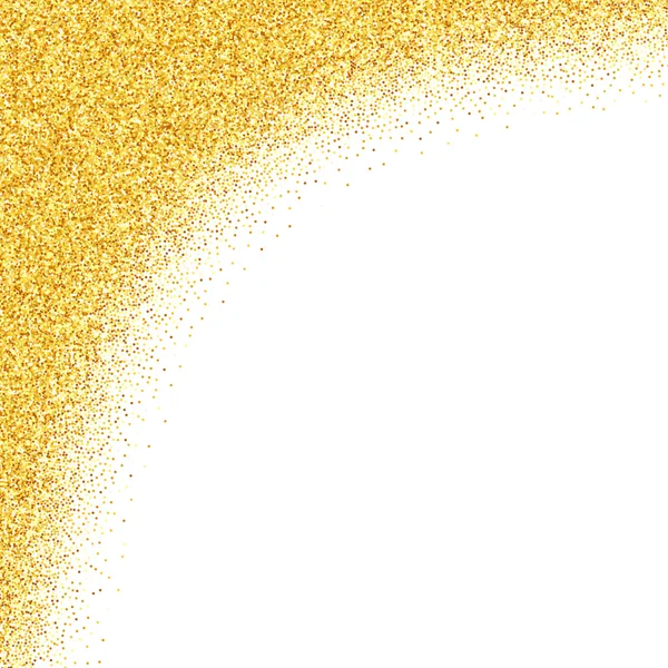 Abstract vector goud stof glitter achtergrond — Stockvector