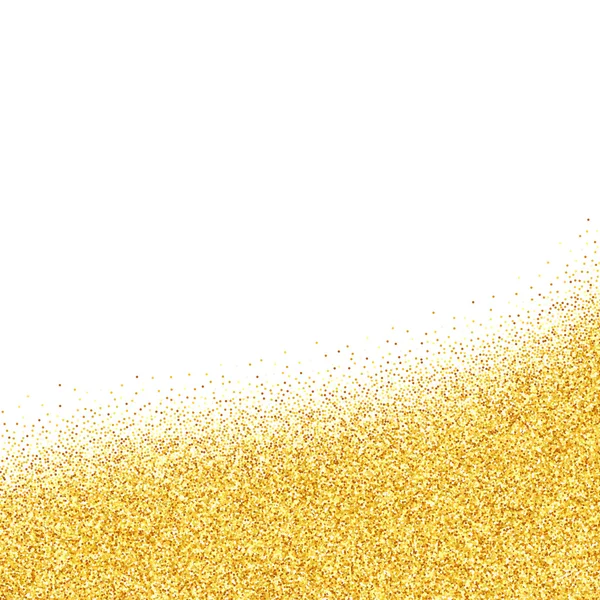 Vector abstracto oro polvo brillo fondo — Vector de stock