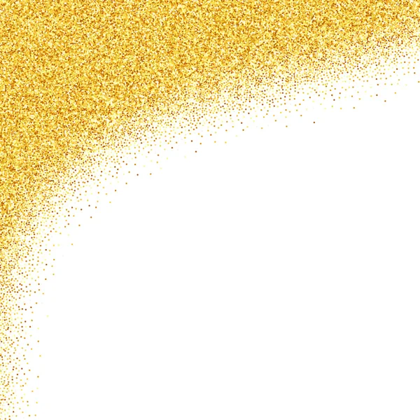 Abstract vector goud stof glitter achtergrond — Stockvector
