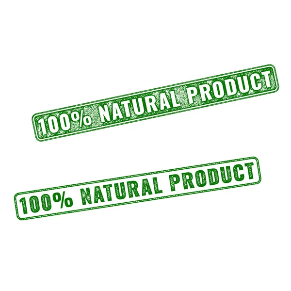 Realista do vetor produto Natural carimbo —  Vetores de Stock