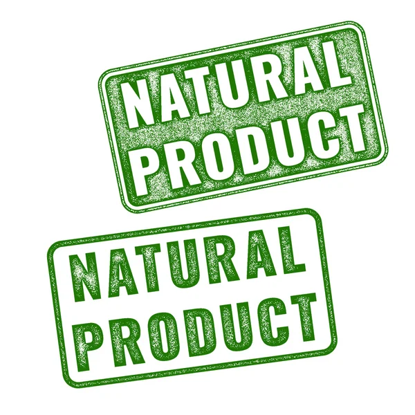 Realistic vector Natural Product rubber stamp — Stock Vector