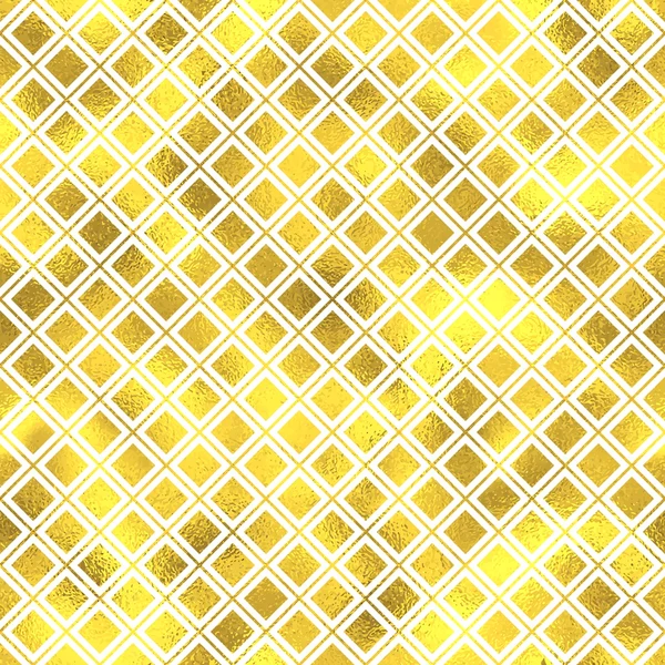 Vector seamless geometric textured golden pattern — Stock Vector