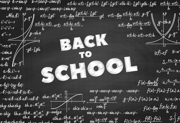 Back to School Vector education background - Stok Vektor