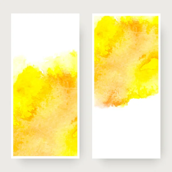 Aquarell-Design-Banner — Stockvektor