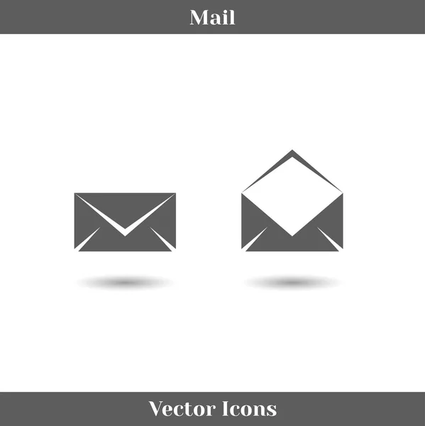 Iconos de correo — Vector de stock