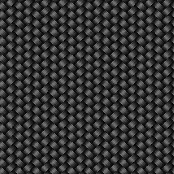 Carbon fiber texture seamless pattern — Stock Vector