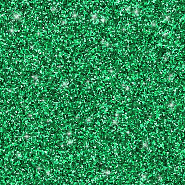 Gröna glitter seamless mönster, vektor konsistens — Stock vektor