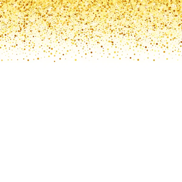 Vector abstracto polvo de oro glitter estrellas onda fondo — Vector de stock