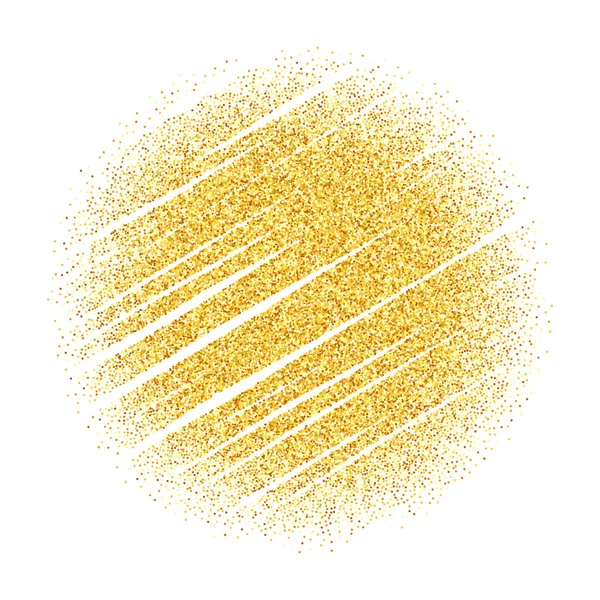 Vector abstracto polvo de oro glitter estrellas onda fondo — Vector de stock