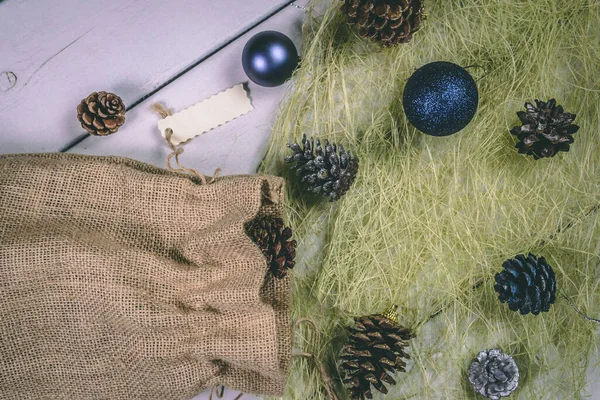 Noel ve Yeni Yıl tatilleri arka plan, kış mevsimi.