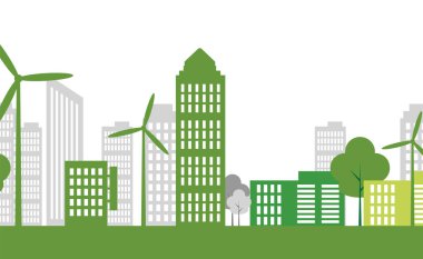 Çevreyle Çevre ve Çevreyle Çevre: Çevre dostu Fikirler, Vektör Resimleri