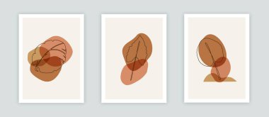 Soyut terrazzo tarzı arka plan. Pastel renkli el çizimi geometrik şekiller, çizgiler ve tropikal yaprak siluetleri. Dekor duvar baskıları, kitap kapağı, broşür veya menü tasarımı için çalışır.