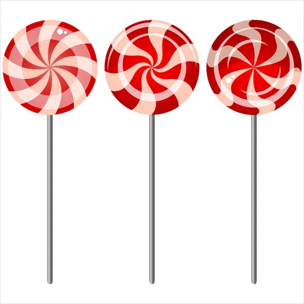 Söt candy lollipop — Stock vektor